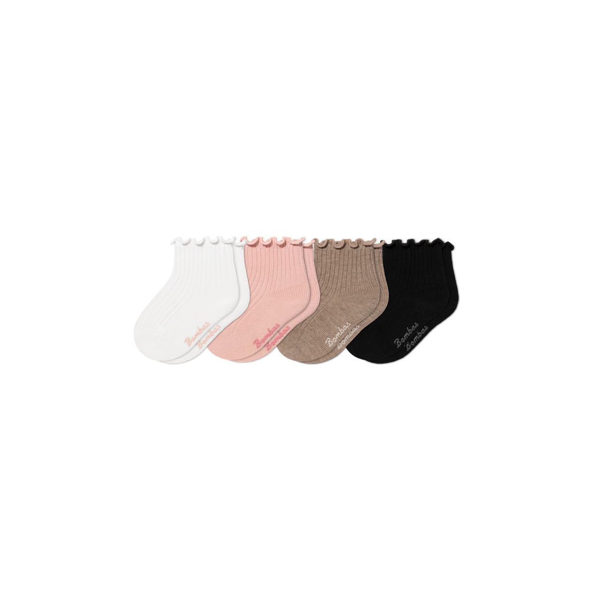 Baby Frilly Calf Socks (0-6 months) - pink shadow mix L [11220]