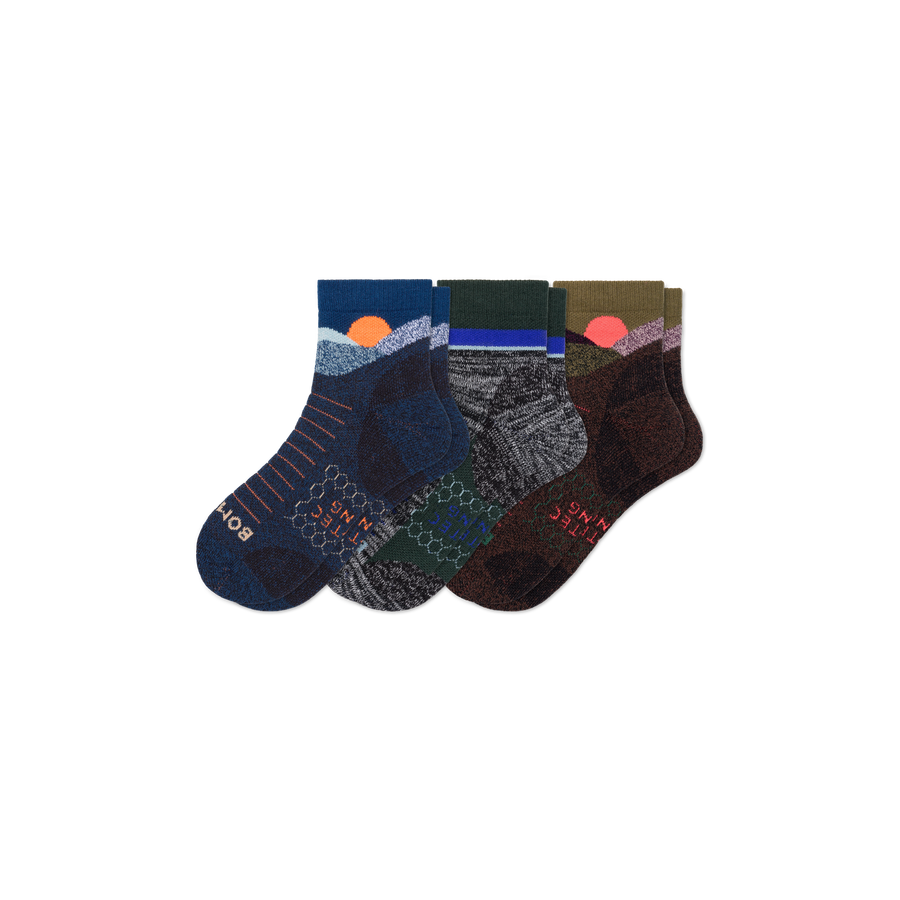 Women's Hiking Quarter Sock 3-Pack - Cozy Weekend Fit
