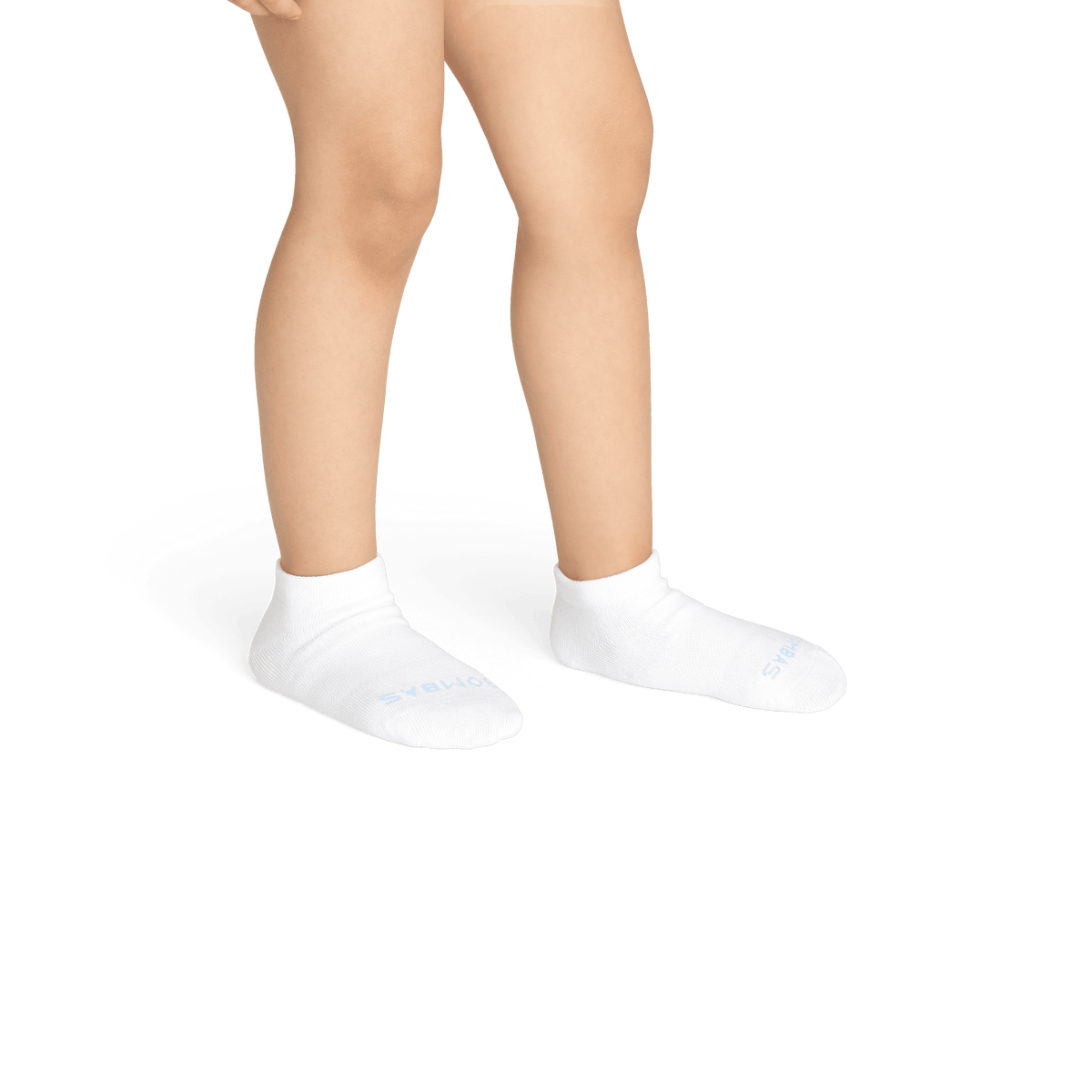 Junior Lightweight Ankle Socks white-toddler-2-transparent