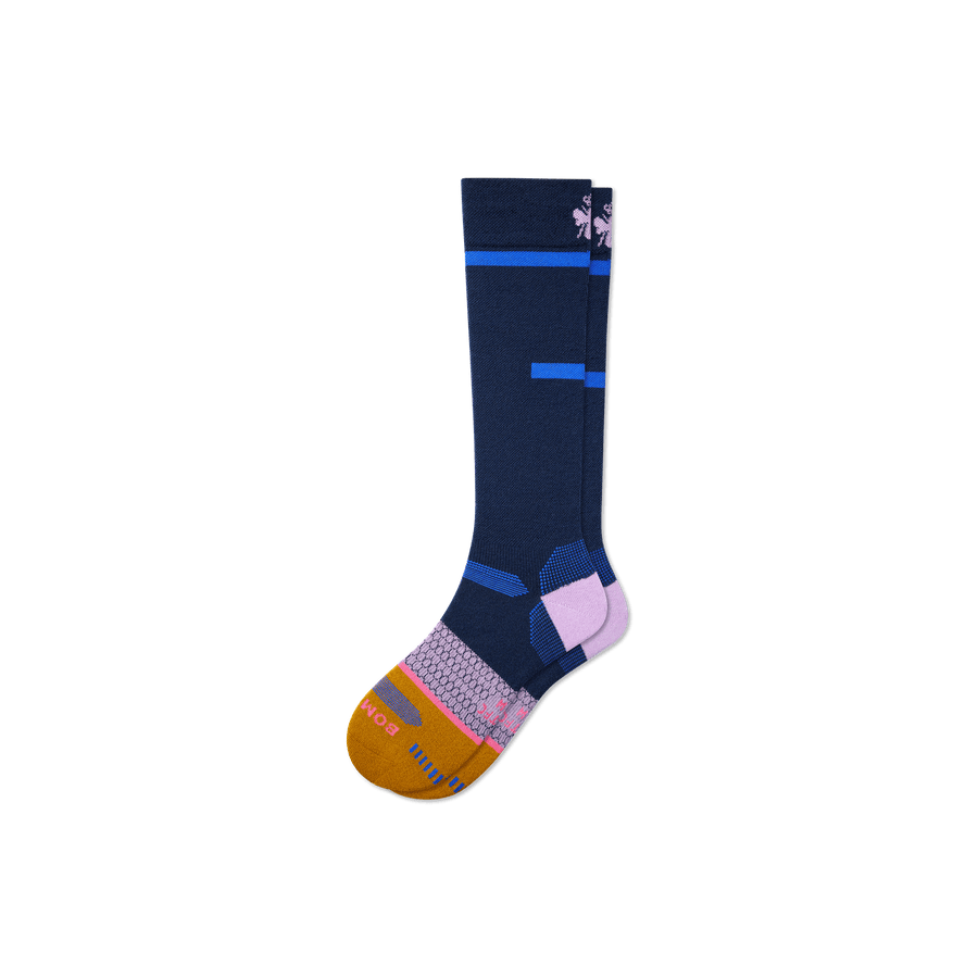 Men's Zero-Cushion Merino Wool Blend Ski & Snowboard Socks - Active Trail Wear