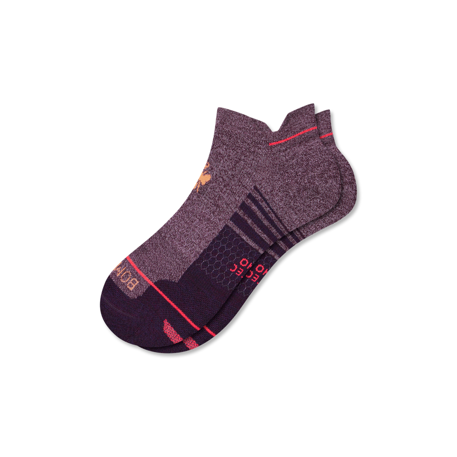 Men's Merino Wool Blend Run Ankle Socks - Smooth Lounge Comfort