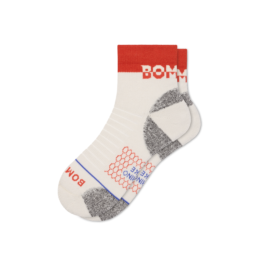 Men's Merino Wool Blend Hiking Quarter Socks - Modern Weekend Fit