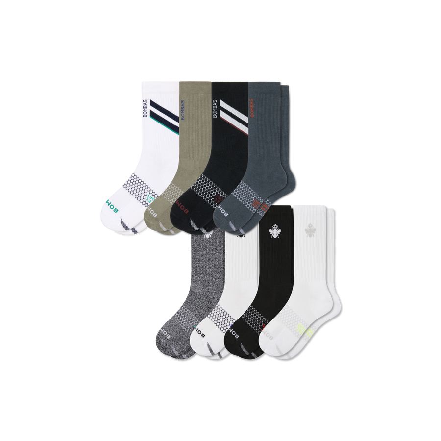 Men's All Sport Calf Sock 8-Pack - Active Move