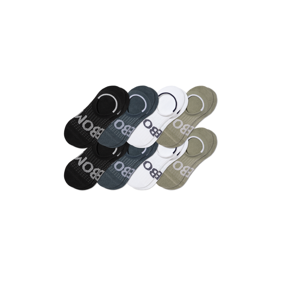 Men's All Sport Cushioned No Show Sock 8-Pack - Steady Trail Cushion